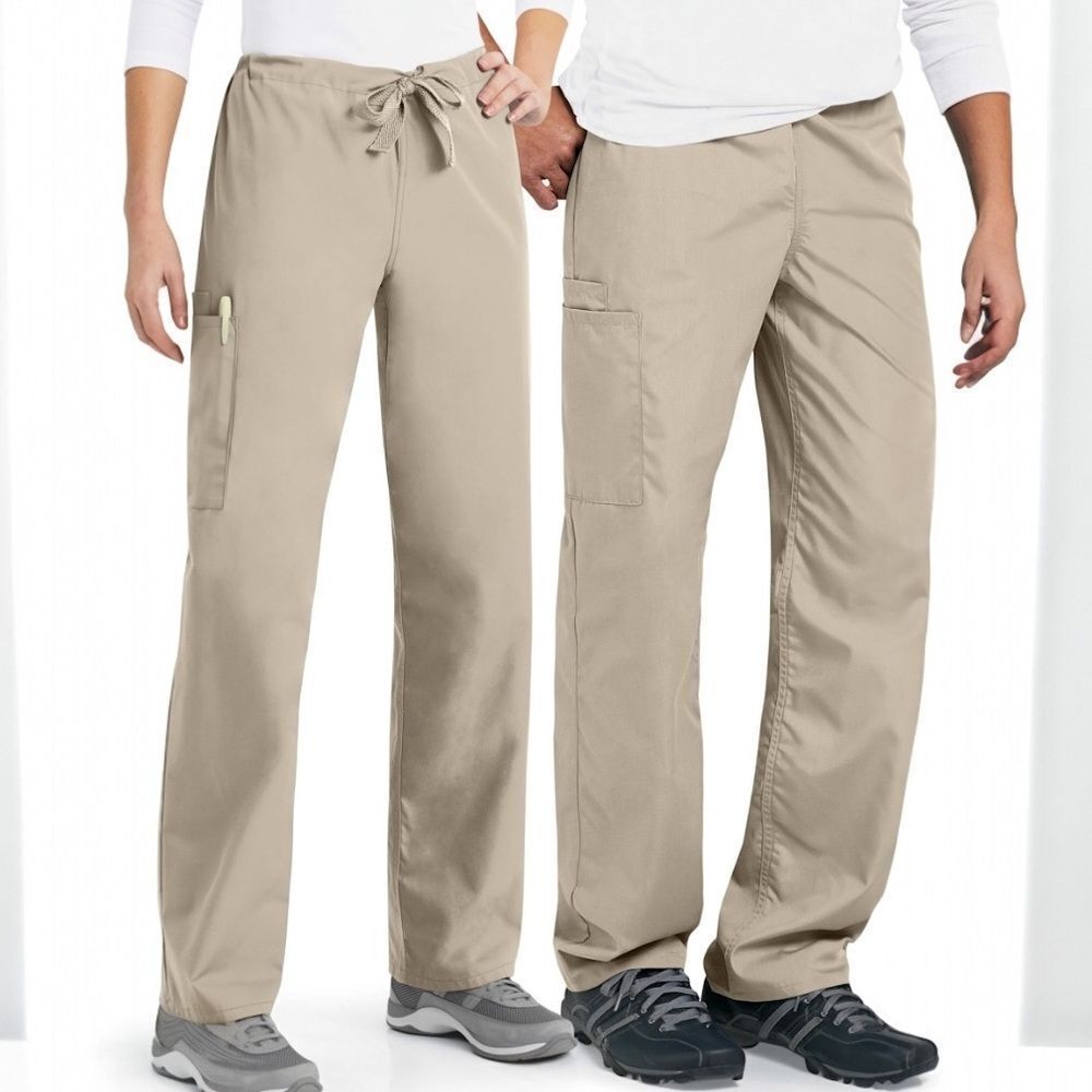 Cherokee Unisex Cargo style Medical Scrubs Gray Women’s Size 12